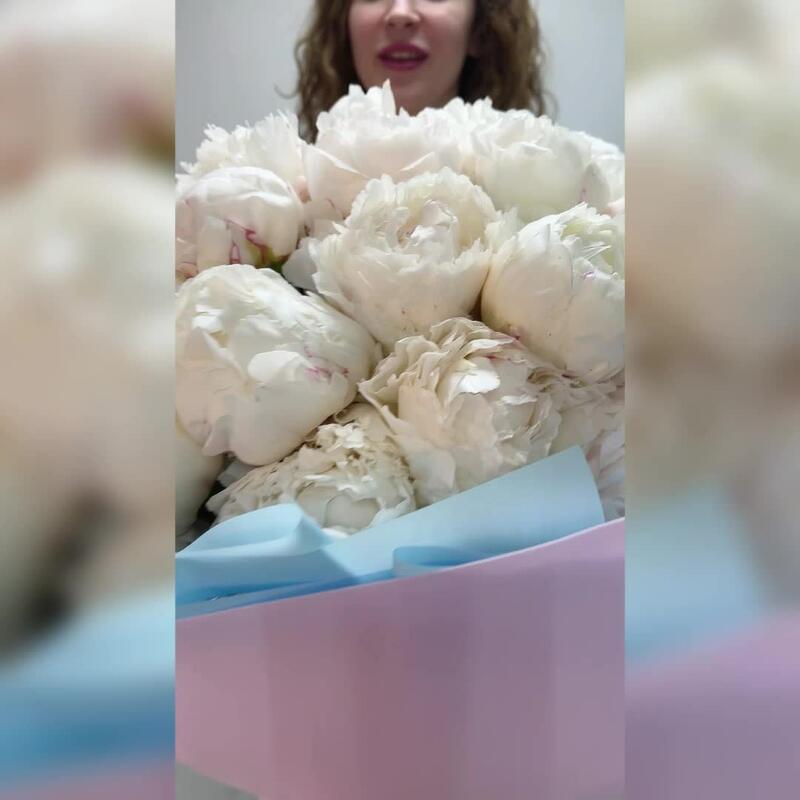 Белые пионы, 51 ароматные